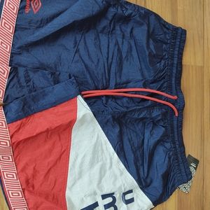 Umbro Premier Running/Soccer Shorts Red White & Bl